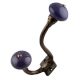 Purple Round Antique Iron Hooks